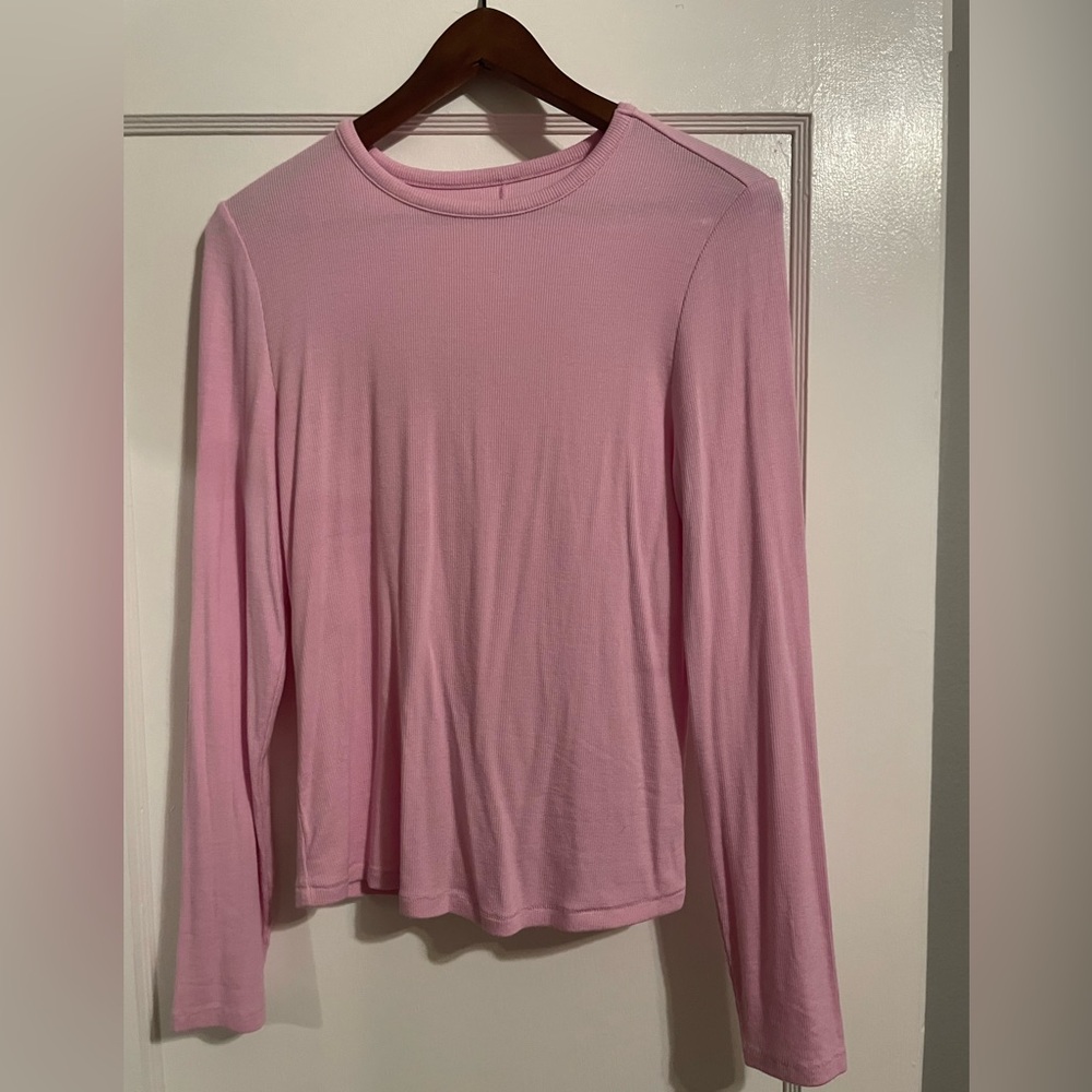 Nuuds Soft Pink Long Sleeve Tee